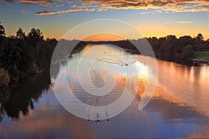 Sunrise Nepean River Penrith photo