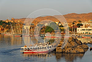 Sunrise on the Nile in Aswan