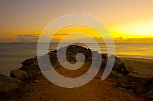 Sunrise at Noosa Breakwater