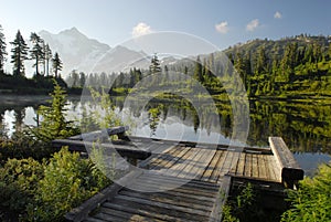 Sunrise in North Cascades photo