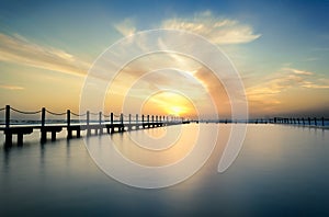 Sunrise at North Narrabeen pool photo