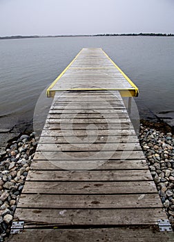 Sunrise Northern Lake Dock