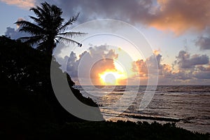 Sunrise in Oahu, Hawaii