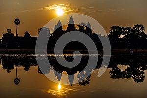 Sunrise over Angkor Wat.