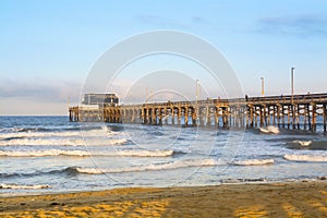 Sunrise over Balboa Pier