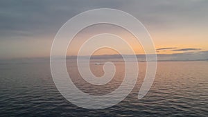 Sunrise over Brabant Island, Gerlache Strait, Antarctica.