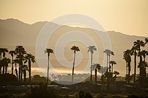 Sunrise over the Coachella Valley