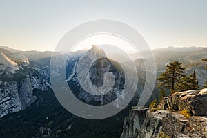 Sunrise over Glacier Point