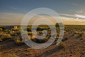 Sunrise over the Karoo in South Africa