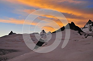 Sunrise over the matterhorn