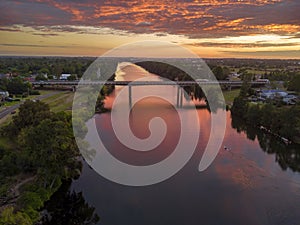 Sunrise over the Nepean River