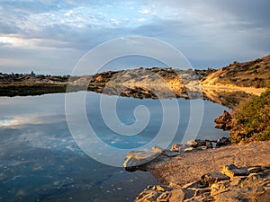 Sunrise over the Onkaparinga River in Port Noarlunga South Australia on 25th November 2019