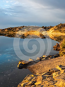 Sunrise over the Onkaparinga River in Port Noarlunga South Australia on 25th November 2019