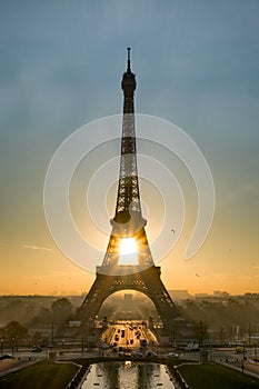 Sunrise over Paris