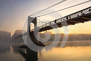 Sunrise over the Rhone