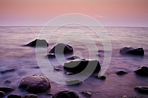 Sunrise over the sea