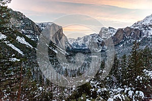 Sunrise at tunnel view