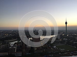 Sunrise Panorama - The Lotus Tower, Colombo Lotus Tower, colombo city