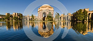 Sunrise Panorama of Palace of Fine Arts, San Francisco