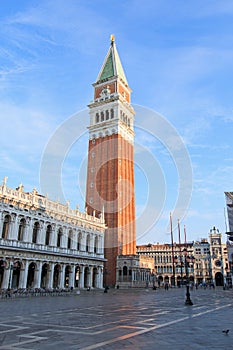 Sunrise in Piazza San Marco, Venice