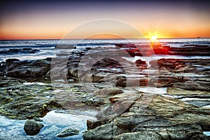 Sunrise at Point Arkwright, Coolum, Queensland