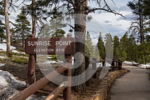 Sunrise Point Sign photo