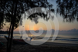 Sunrise at Prachuapkhirikhan