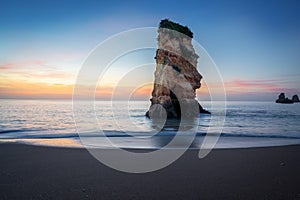 Sunrise at Praia Dona Ana Beach - Lagos, Algarve, Portugal