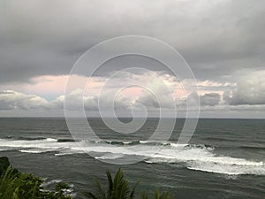 Sunrise in Princeville in Kauai Island, Hawaii.