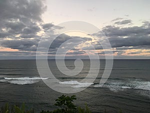 Sunrise in Princeville on Kauai Island, Hawaii.