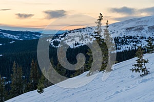 Sunrise on Quandary Peak