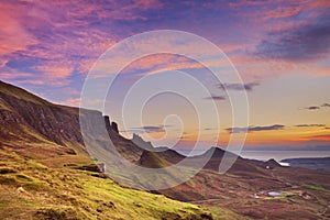 Sunrise at Quiraing, Isle of Skye, Scotland