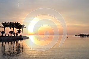 Sunrise red sea Egypt
