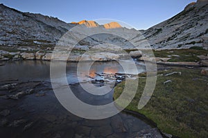 Sunrise rise at Mount Conness