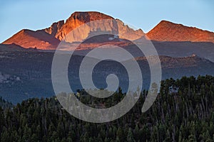 Sunrise in Rocky Mountain National Park