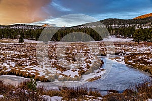 Sunrise,  Rocky Mountain National Park, Colorado, USA