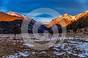 Sunrise,  Rocky Mountain National Park, Colorado, USA