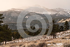 Sunrise in Rocky Mountain National Park