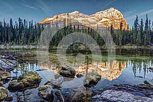 Sunrise in the Rocky Mountains