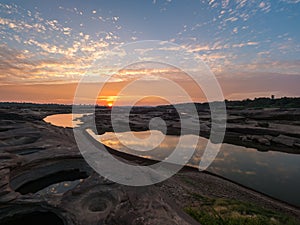 Sunrise at Sampan-bok, Ubonratchathani, Thailand Grand Canyon