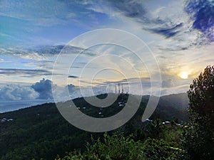 Sunrise in Sangihe Island photo