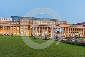 Sunrise at Schlossplatz in Stuttgart, Germany