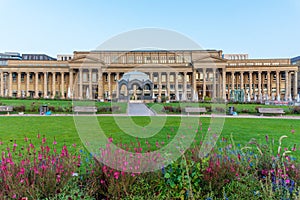 Sunrise at Schlossplatz in Stuttgart, Germany