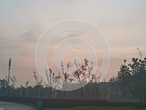 the  sunrise is beauty