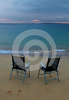 Sunrise, Sea and Chairs