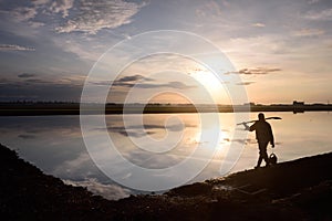 Sunrise at Sekinchan, Malaysia