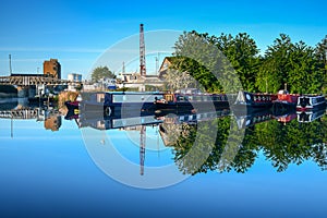 Sunrise at Sharpness Marina, Gloucestershire