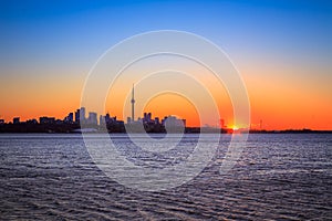 Sunrise at Sheldon Lookout Toronto photo