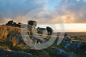 Sunrise at showery tor