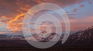 Sunrise in Sierra Nevada Mountains, California